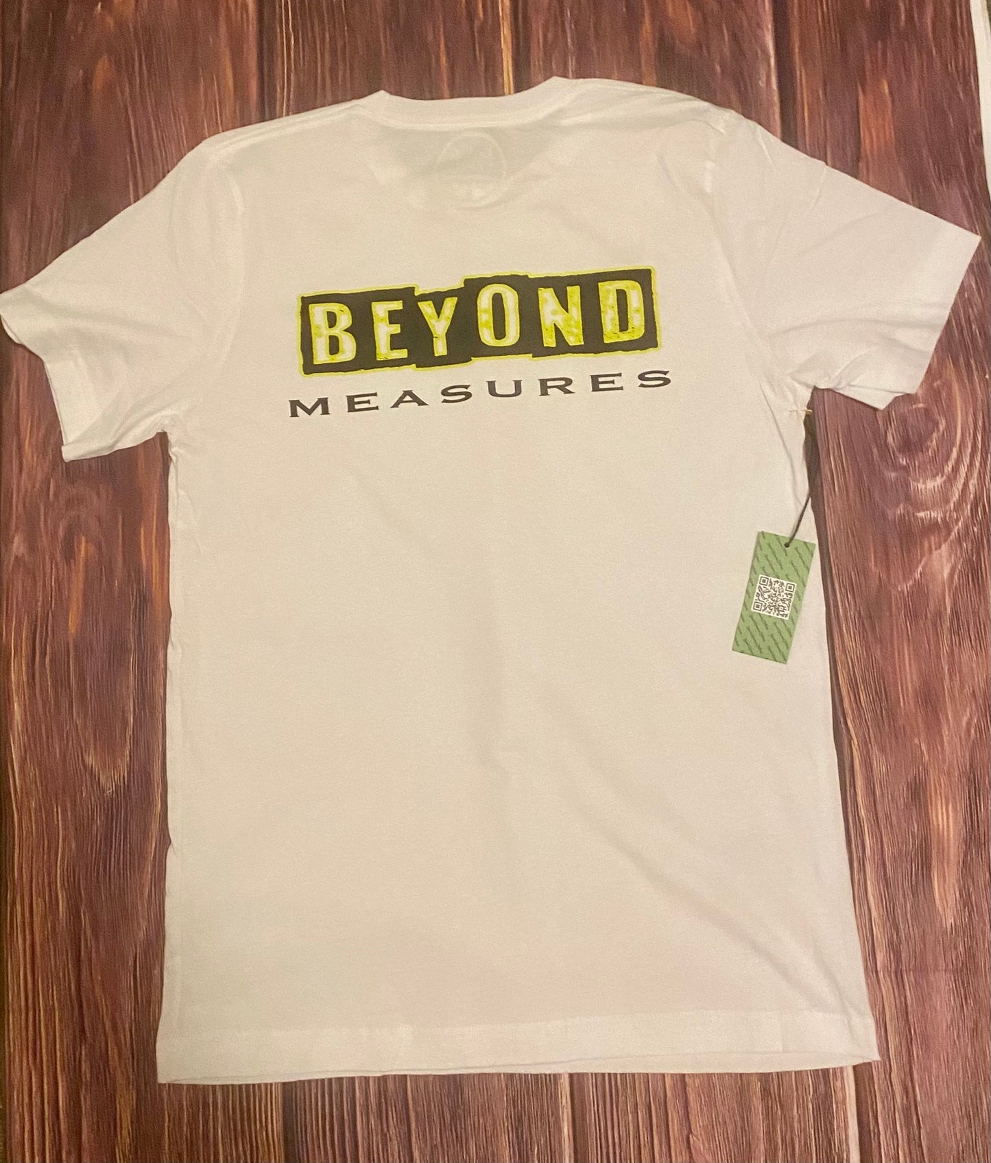 Brand Name Tee Front and Back